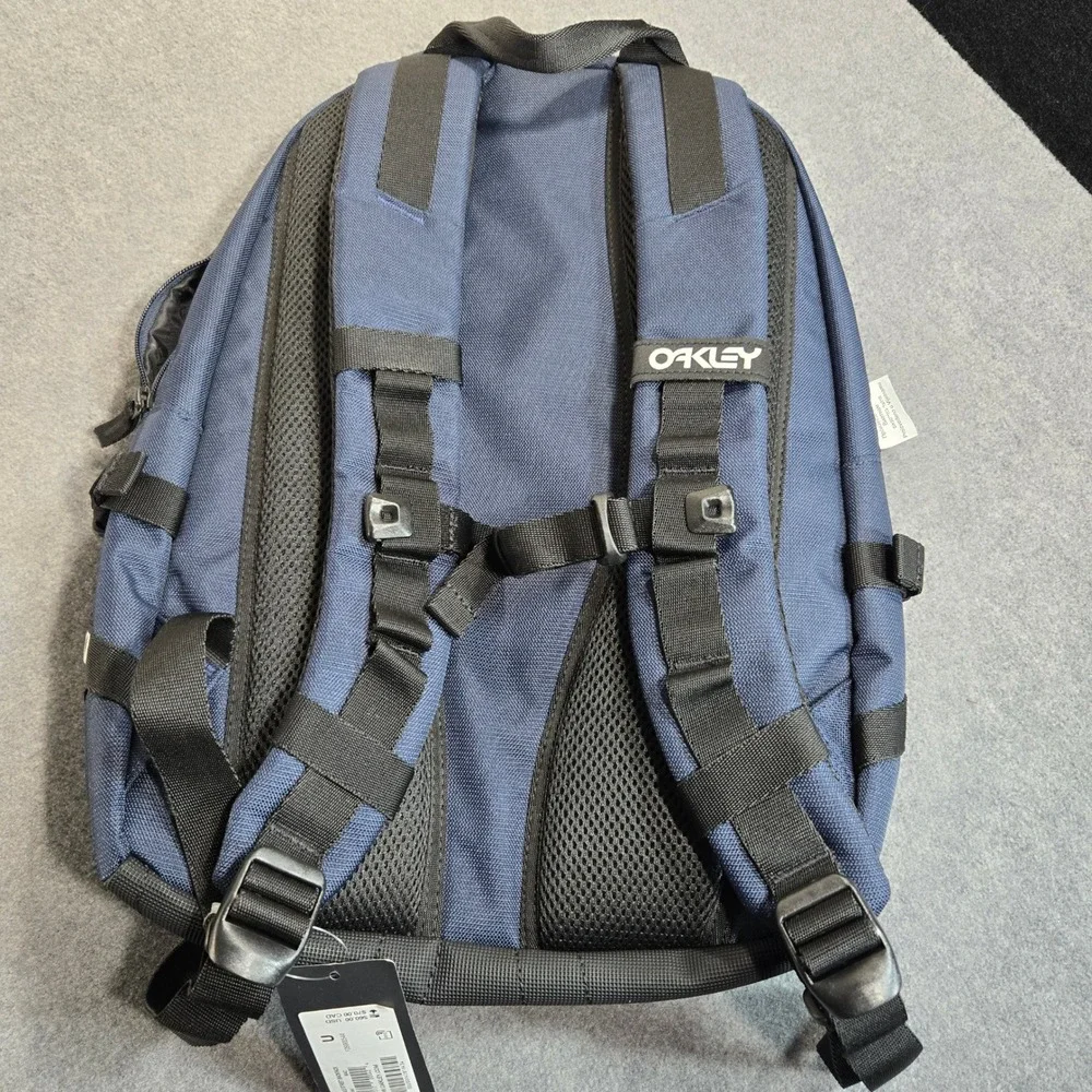 Oakley Street Backpack Fathom Navy Blue School Travel Bag FOS900544 New